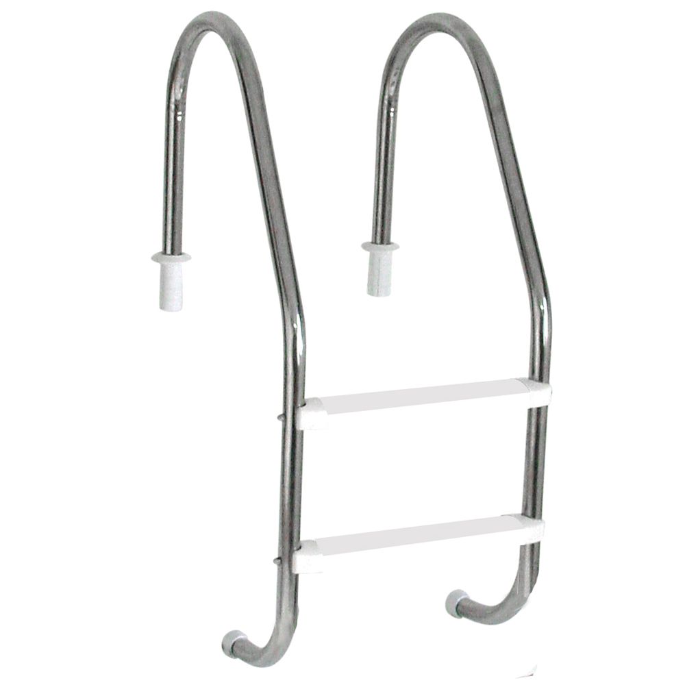 Escada para Piscina Sodramar 2 Degraus em Aço Inox