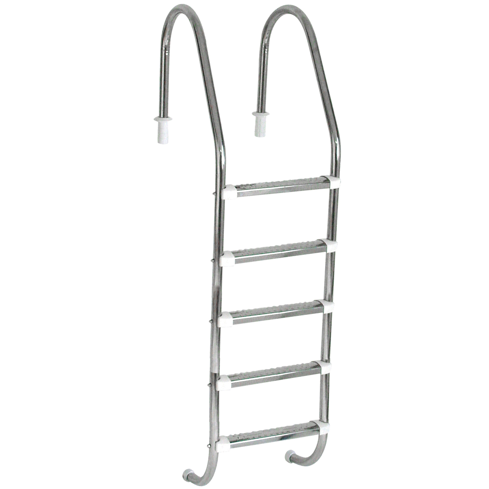 Escada para Piscina Sodramar 5 Degraus em Aço Inox