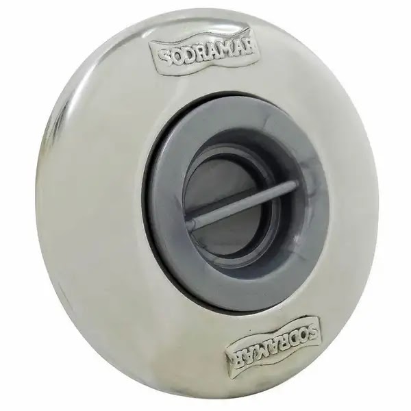 Dispositivo de Aspiração Sodramar Pratic 50 mm para Piscina de Alvenaria com Adaptador