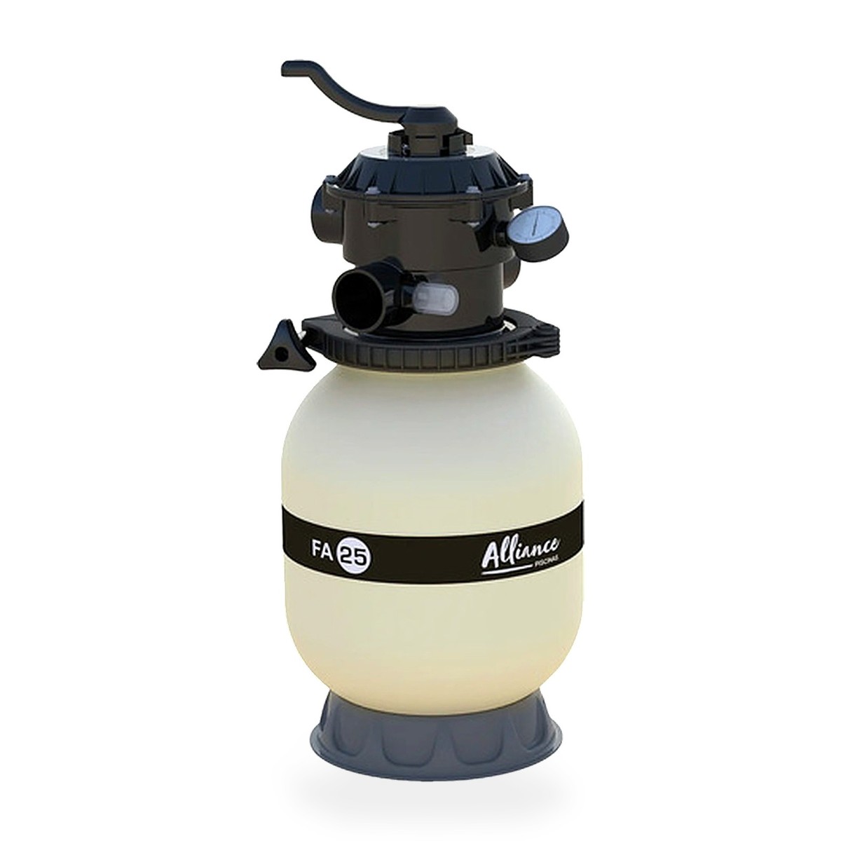 Filtro para Piscina Alliance FA-25 com Válvula 6 Vias – até 20 mil litros