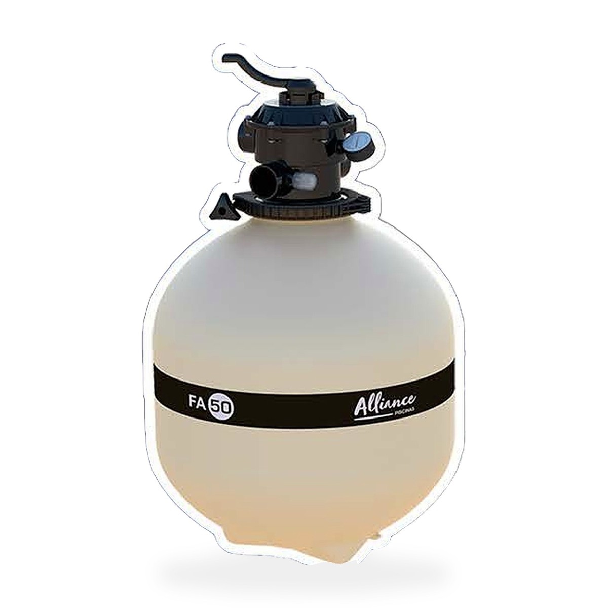 Filtro para Piscina Alliance FA-50 com Válvula 6 Vias – até 78 mil litros
