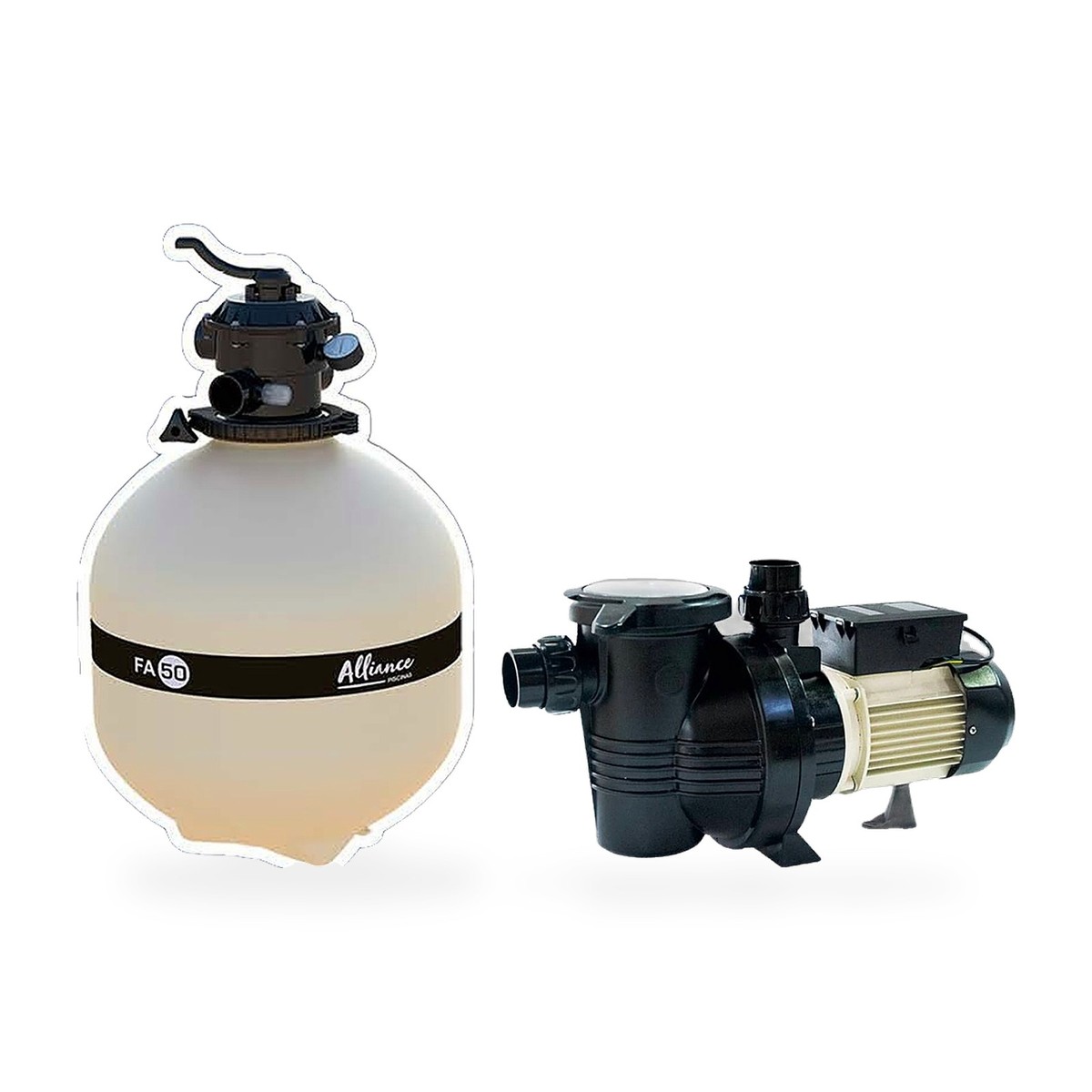 Sistema de Filtração Alliance Filtro FA-50 com Motobomba La Fit IMP 3/4 CV