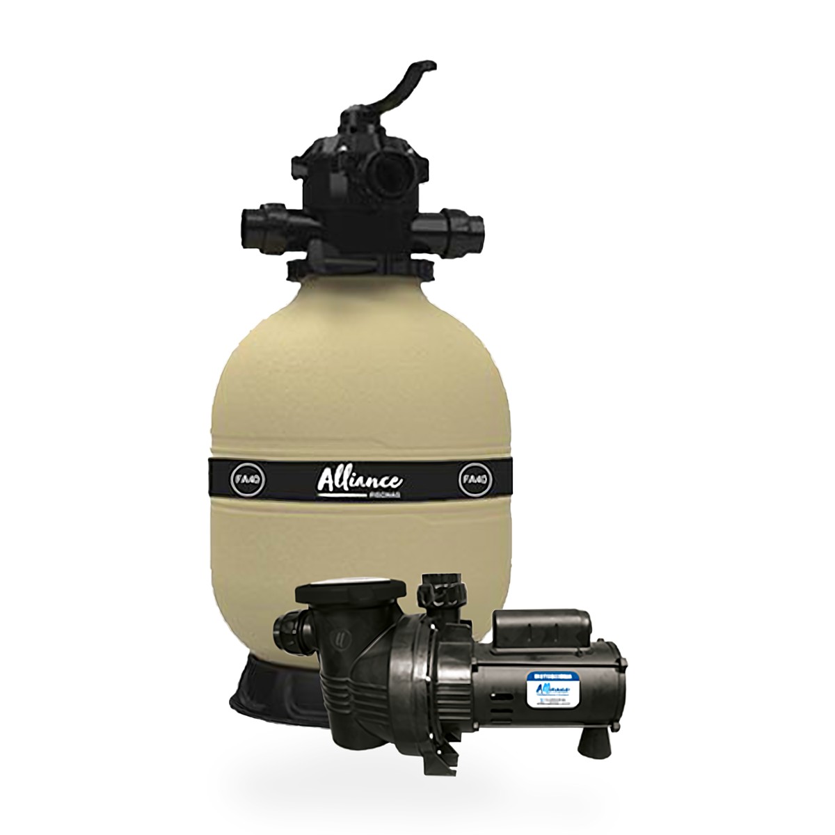Sistema de Filtração Alliance Filtro FA-40 com Motobomba La Fit 1/3 CV – até 65 mil litros