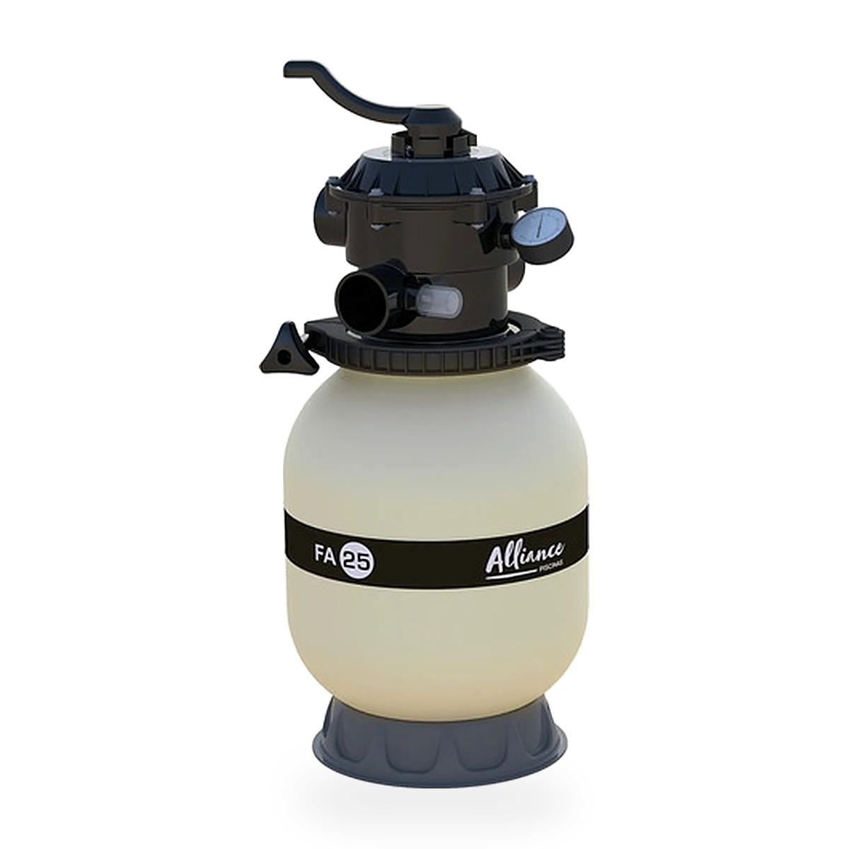 Filtro para Piscina Alliance FA-25 com Válvula 6 Vias – até 20 mil litros