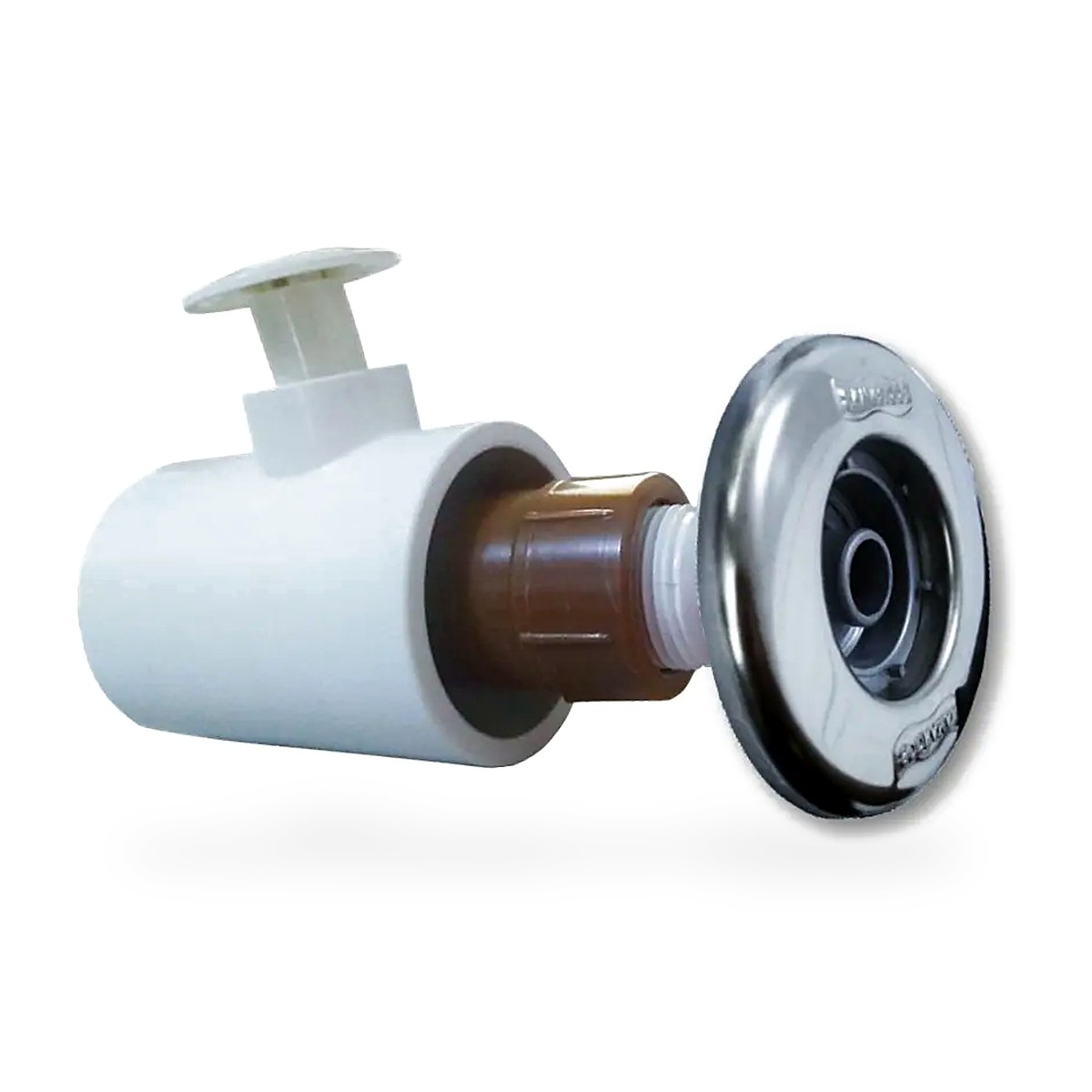 Dispositivo de Hidromassagem Sodramar Pratic ABS/Inox 1.1/2" para Tubo de 50 mm – Caixa com 6 un.