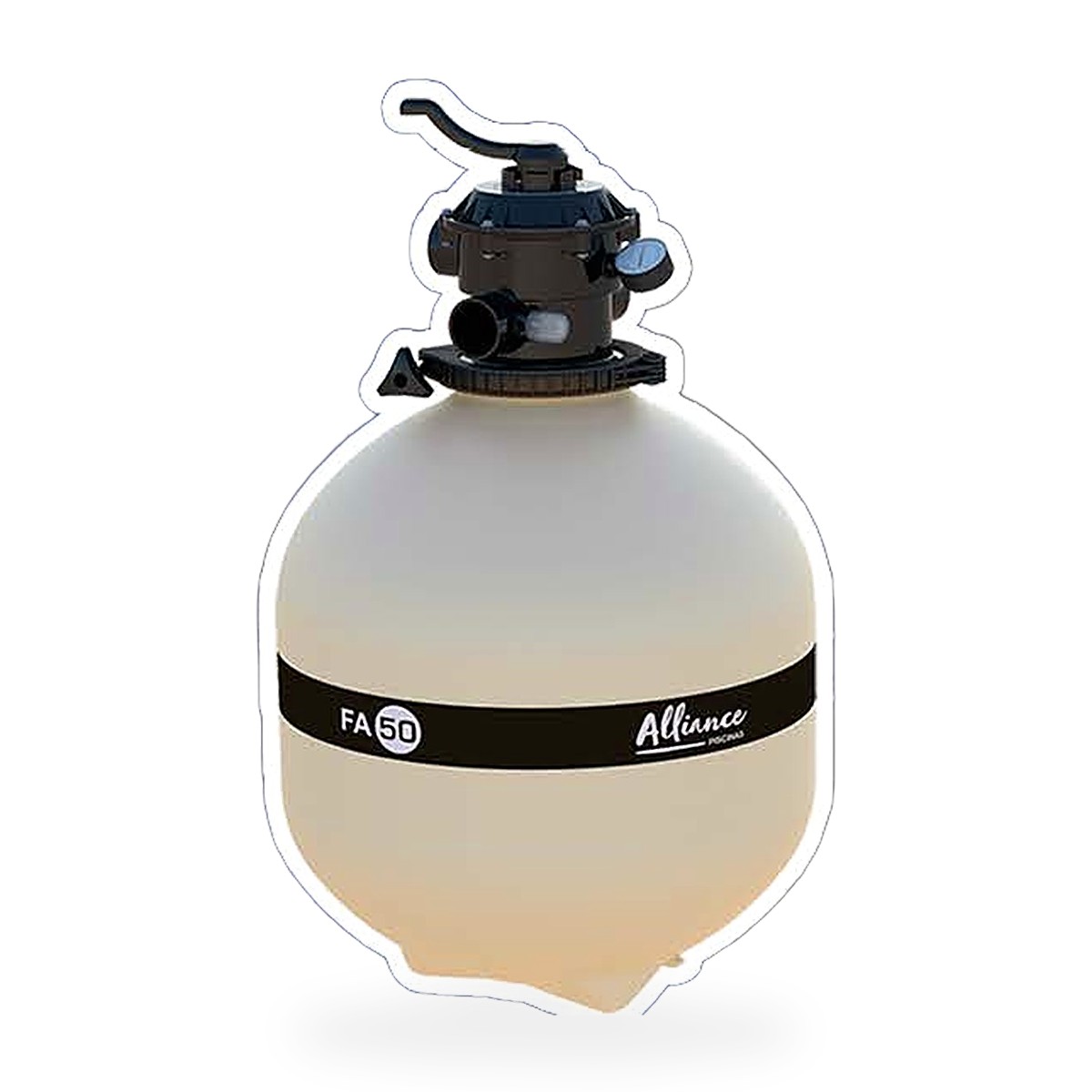Filtro para Piscina Alliance FA-50 com Válvula 6 Vias – até 78 mil litros
