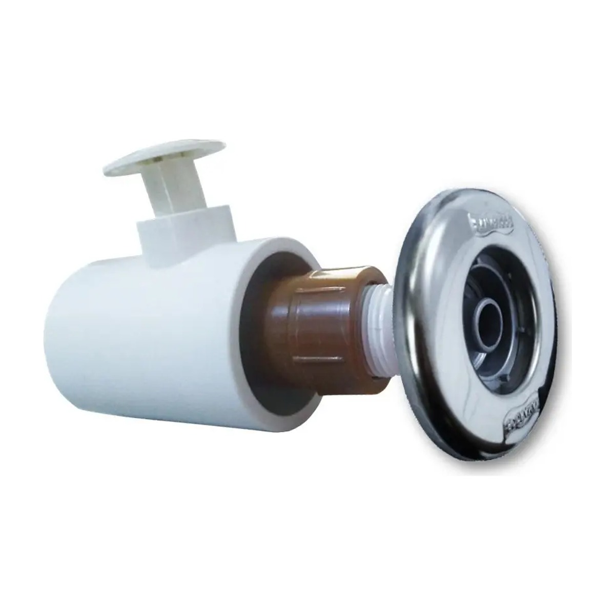Dispositivo de Hidromassagem Sodramar Pratic ABS/Inox 1.1/2" para Tubo de 50 mm – Caixa com 6 un.