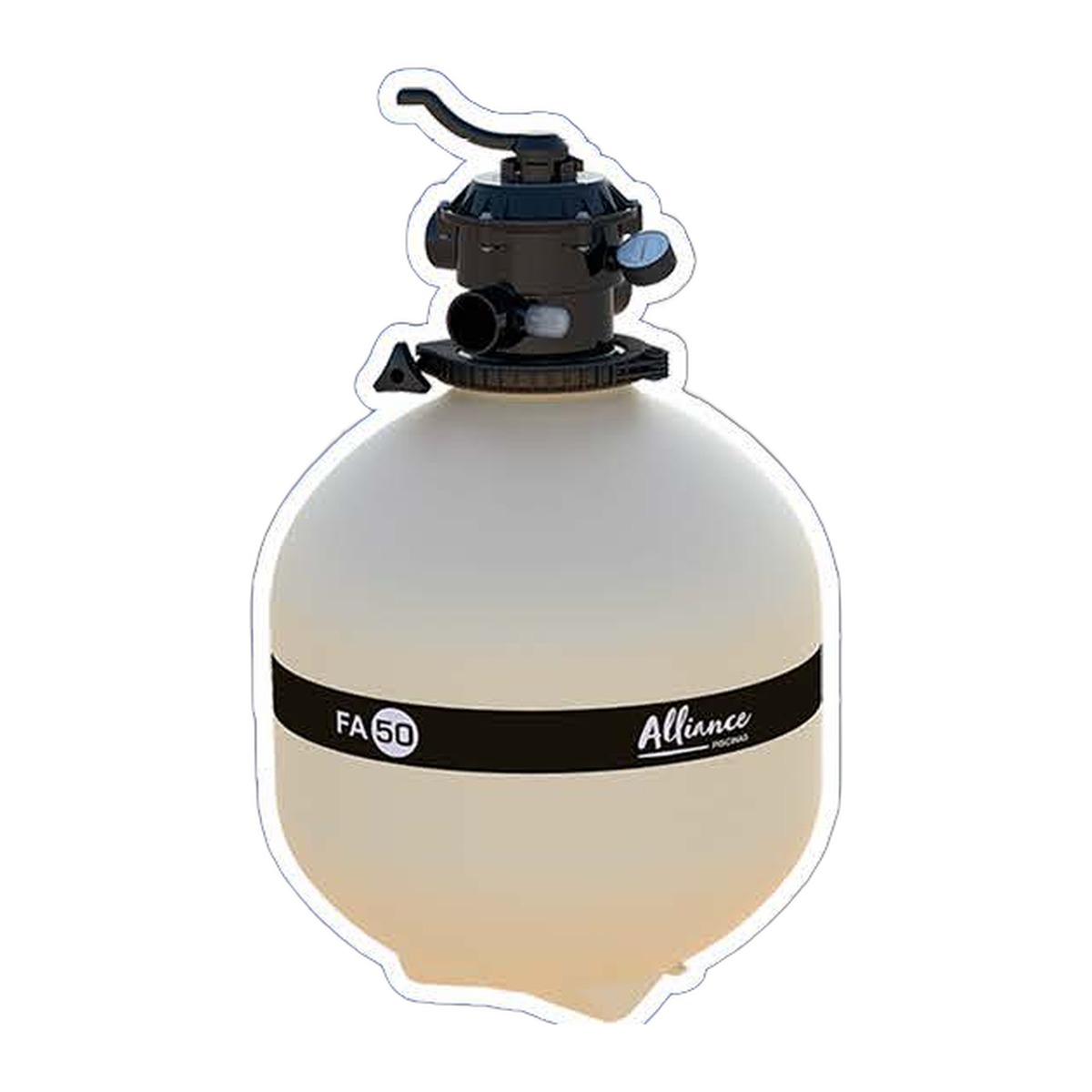Filtro para Piscina Alliance FA-50 com Válvula 6 Vias – até 78 mil litros