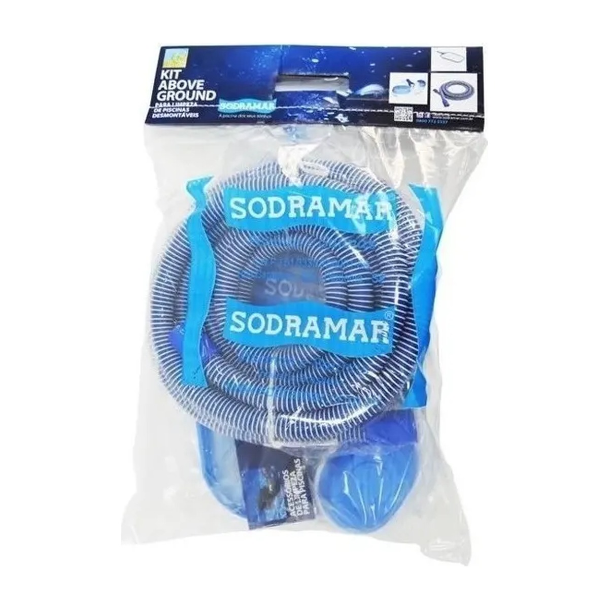 Kit de Limpeza Above Ground Sodramar para Piscinas Desmontáveis – Caixa com 5 un.