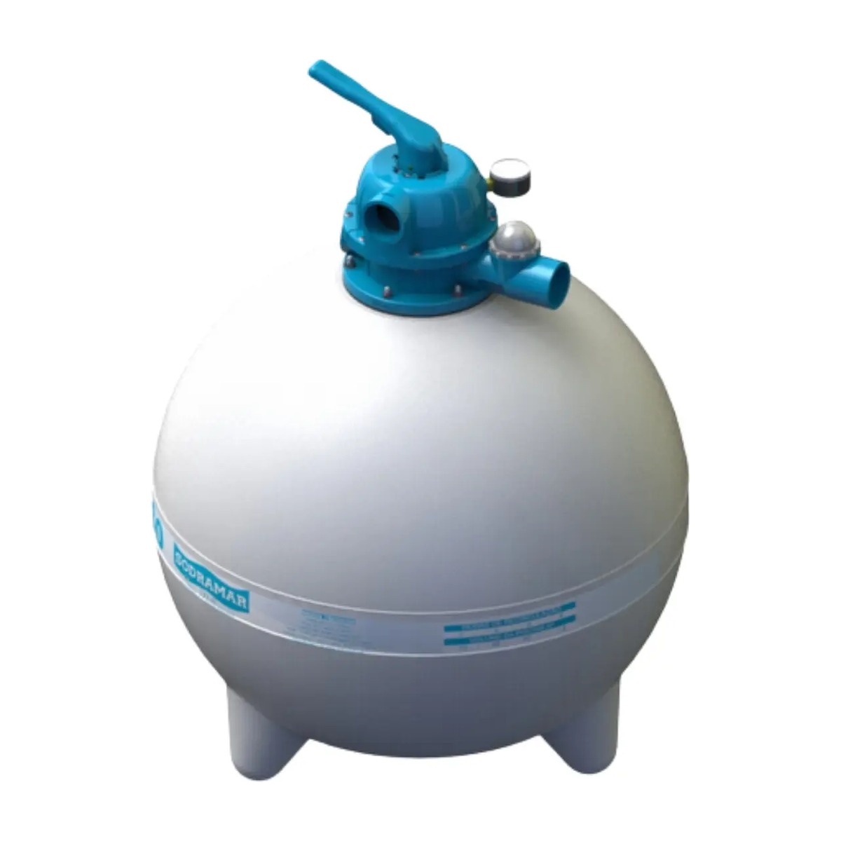 Filtro de Areia para Piscina Sodramar FM-75 – 22 m³/h – até 176 mil litros